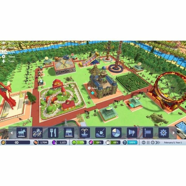 Video game for Switch Atari Roller Coaster Tycoon Adventures - Deluxe