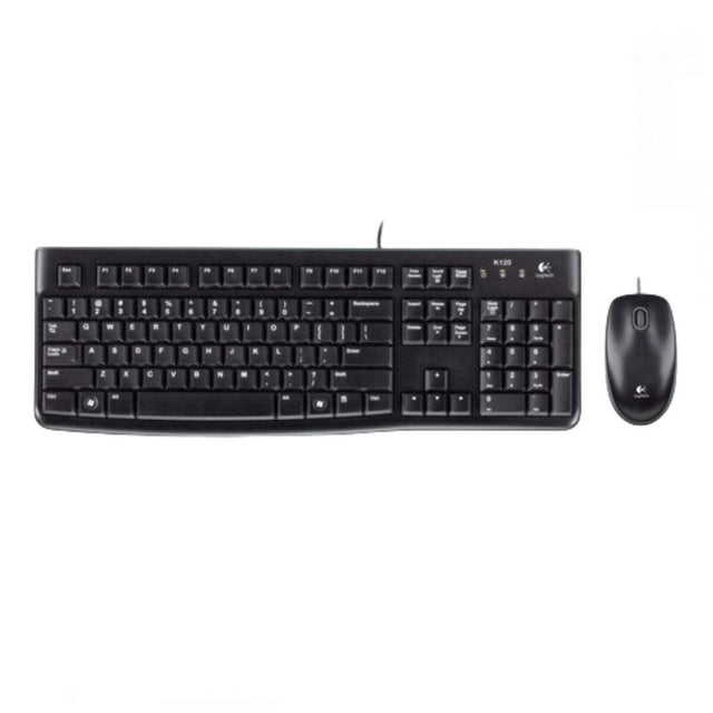 Clavier Logitech Desktop MK120 Noir Français AZERTY AZERTY