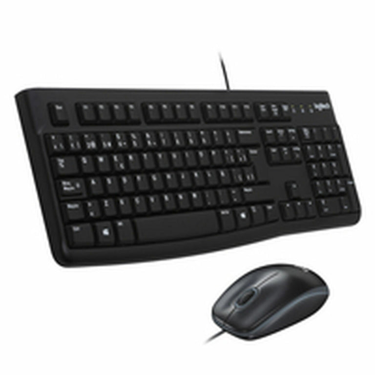 clavier et souris Logitech 920-002550 Noir Espagnol Qwerty