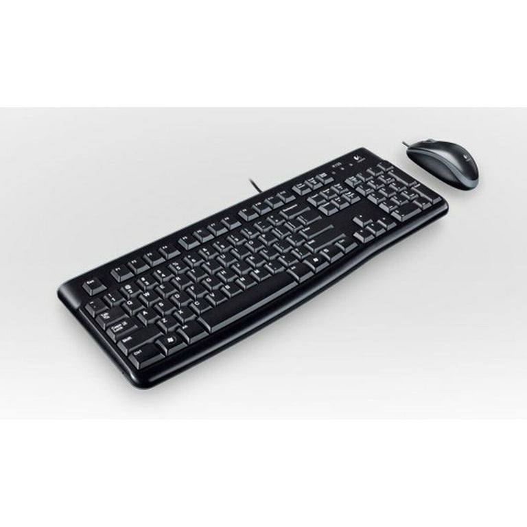 Clavier Logitech LGT-MK120-US Noir Hollandais QWERTY