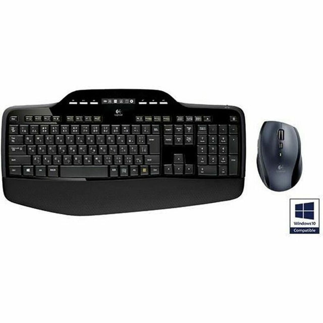 Clavier Logitech 920-002425 AZERTY Noir Français AZERTY