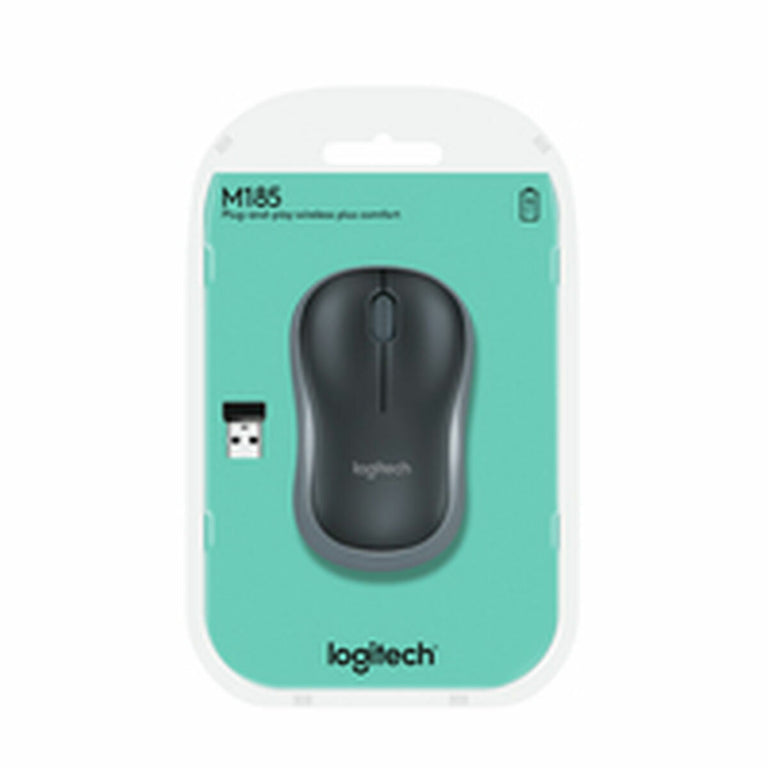 Wireless Mouse Logitech M185 Grey