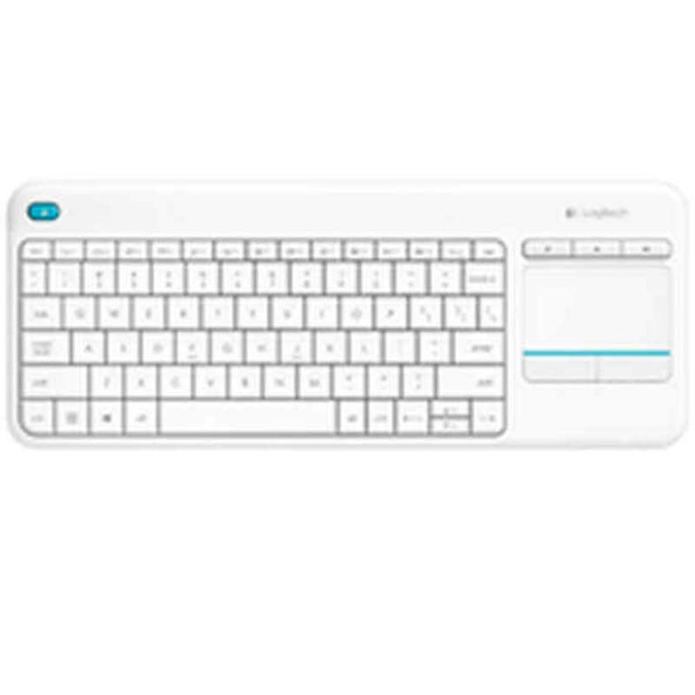 Clavier sans fil Logitech 920-007138 Blanc Espagnol Qwerty QWERTY