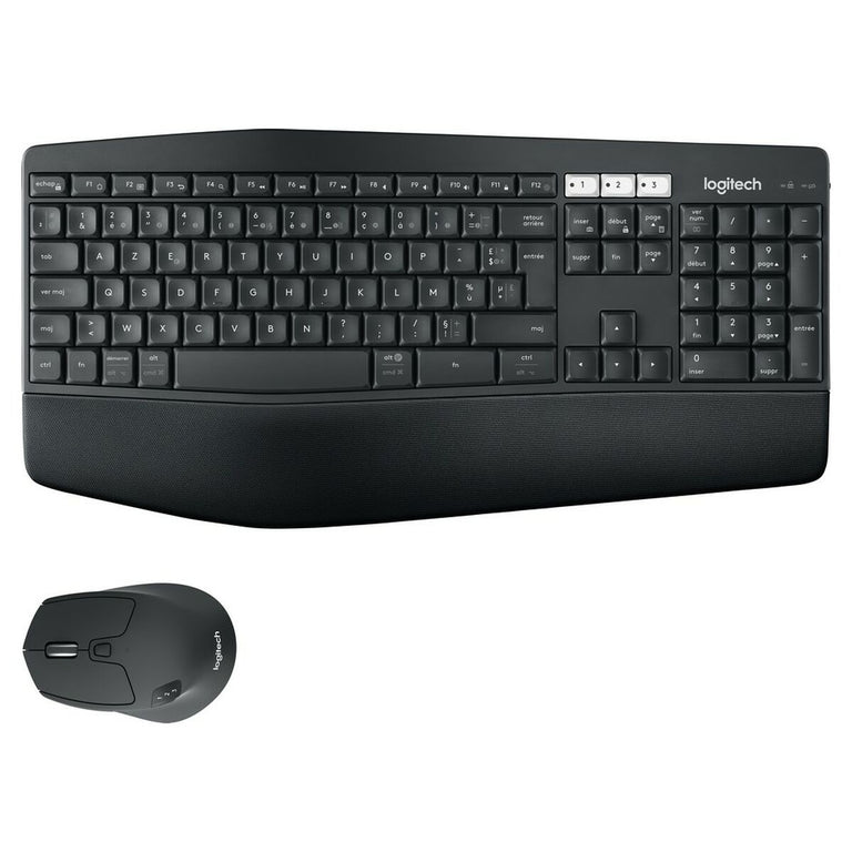 Keyboard and Mouse Logitech PERFORMANCE MK850 Black AZERTY