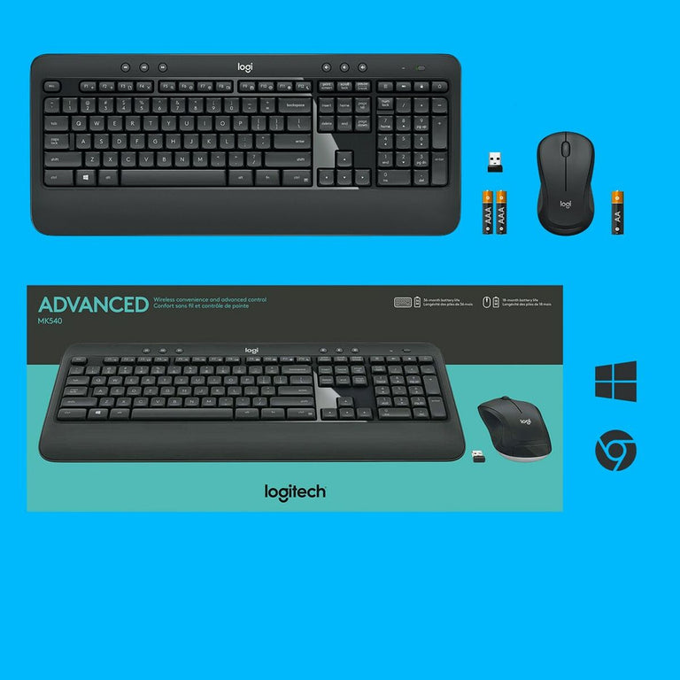 clavier et souris Logitech 920-008685 Noir Qwerty US