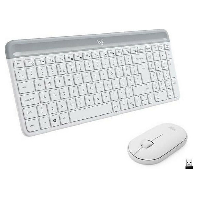 Souris & clavier Logitech  MK470 Blanc Français AZERTY