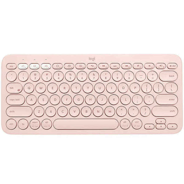 Clavier sans fil Logitech K380 Rose Espagnol Qwerty