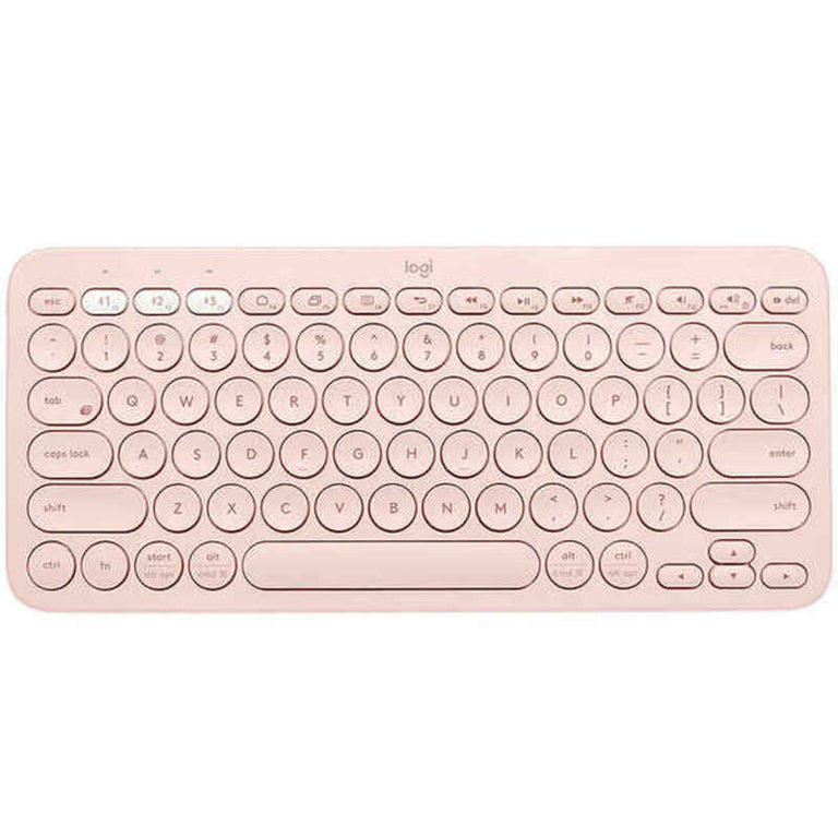 Wireless Keyboard Logitech K380  Pink Spanish Qwerty