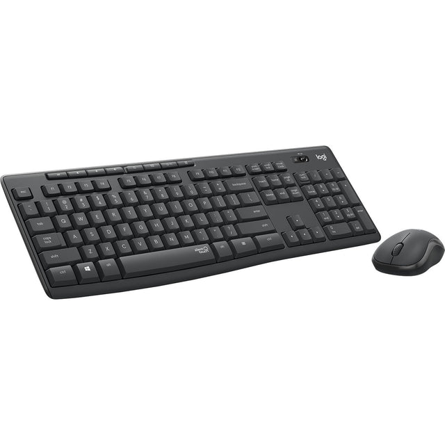 Clavier Logitech MK295 Silent Wireless Combo Noir Gris Graphite Monochrome QWERTY Qwerty US