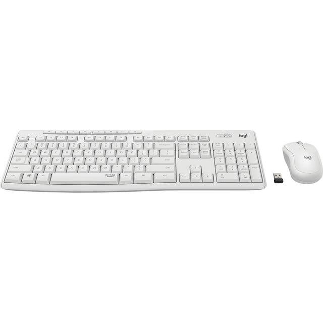 Clavier et souris sans fil Logitech MK295 Blanc Français AZERTY