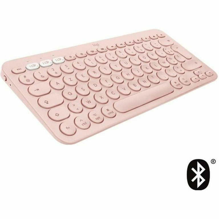 Clavier Logitech K380 Français Rose AZERTY