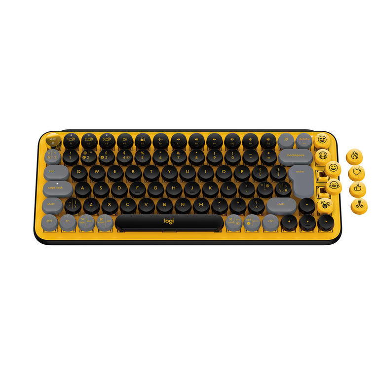 Clavier Logitech POP Français Jaune AZERTY