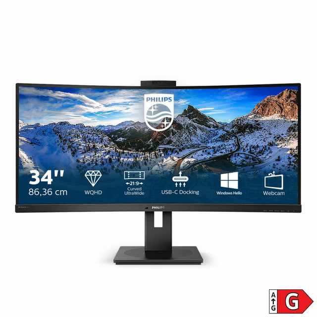 Écran Philips 346P1CRH/00 UltraWide Quad HD 100 Hz