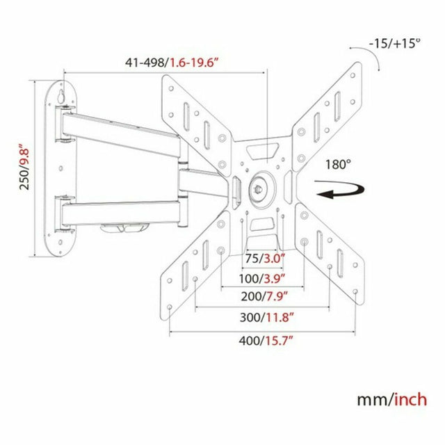 TV Mount Haeger WB-T50.017A 23" 23" - 50"