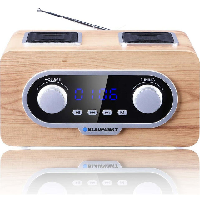 Radio Blaupunkt PP5.2CR Blanc Marron Bois