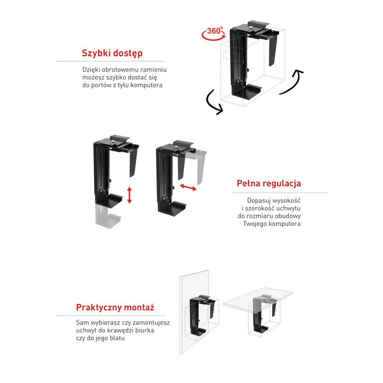 Notebook Stand MacLean MC-713B Metal