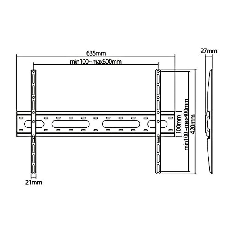 Wall Bracket MacLean MC-939 70" 37"