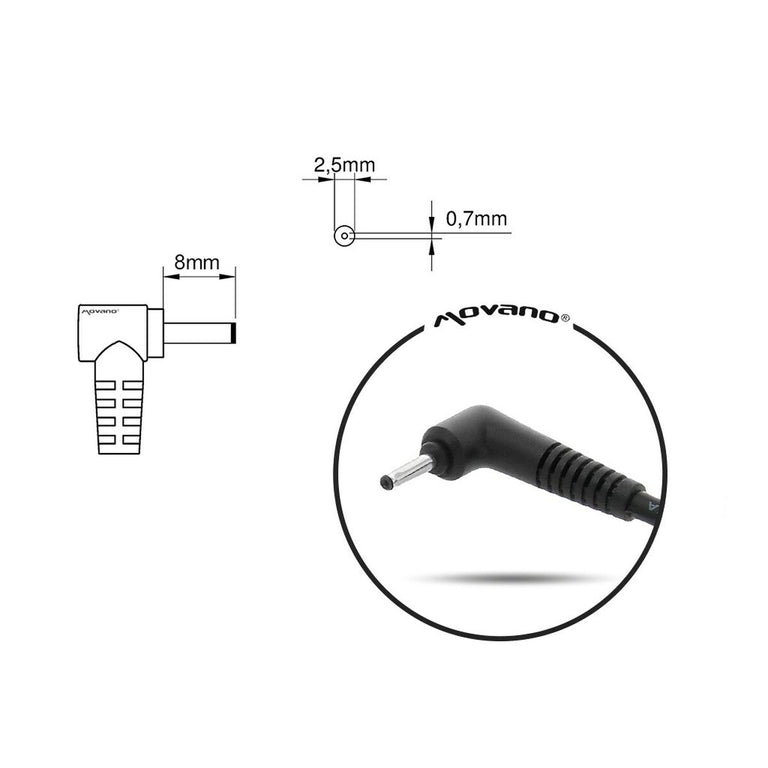 Chargeur d'ordinateur portable Mitsu 5ZM011 Asus 65 W