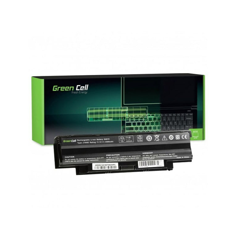 Laptop Battery Green Cell DE01 Black 4400 mAh