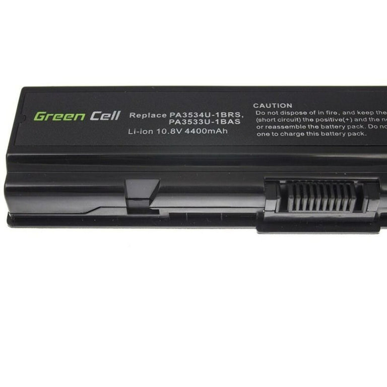 Laptop Battery Green Cell TS01 Black 4400 mAh