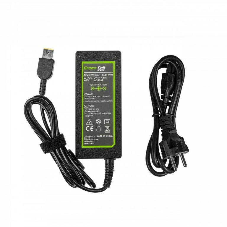 Chargeur d'ordinateur portable Green Cell AD38AP 65 W