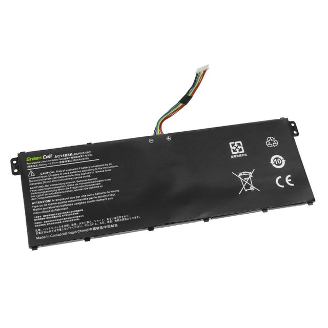 Batterie pour Ordinateur Portable Green Cell AC72 Noir 2100 mAh