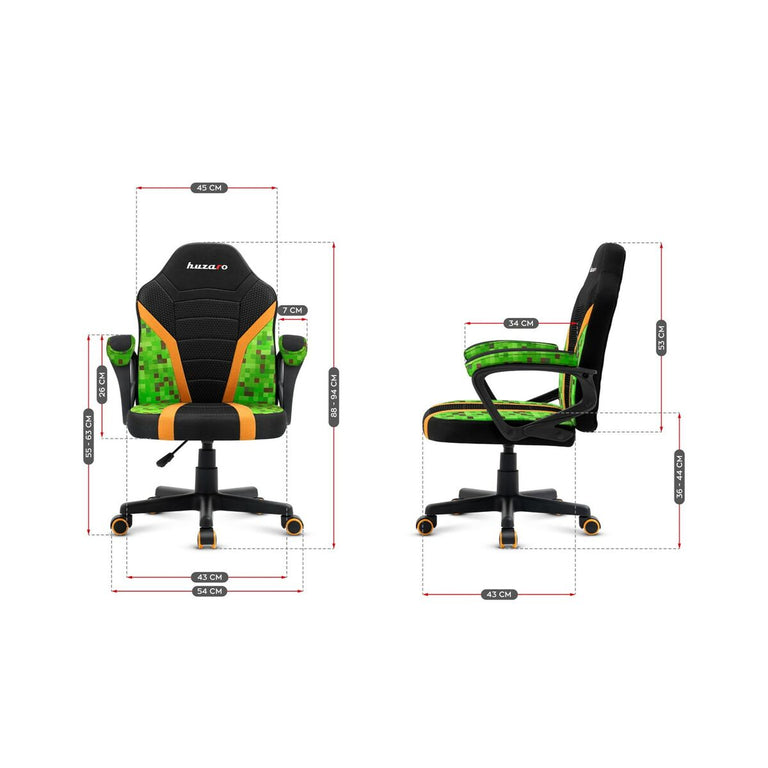 Chaise de jeu Huzaro HZ-Ranger 1.0 Pixel mesh Imprimé