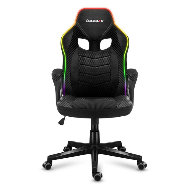 Chaise de jeu Huzaro HZ-Force 2.5 RGB Mesh Noir Gris