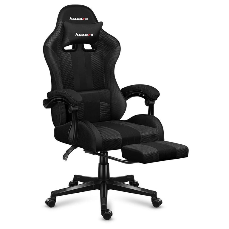 Chaise de jeu Huzaro HZ-Force 4.7 Carbon Mesh Noir