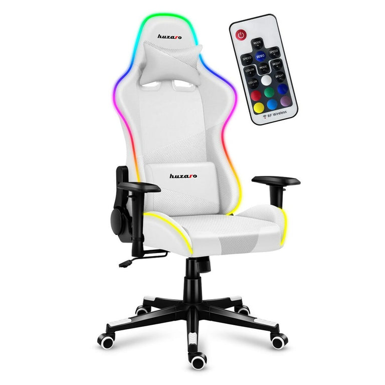 Chaise de jeu Huzaro Force 6.2 RGB Blanc