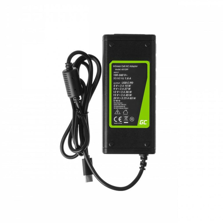 Chargeur d'ordinateur portable Green Cell AD134P 65 W