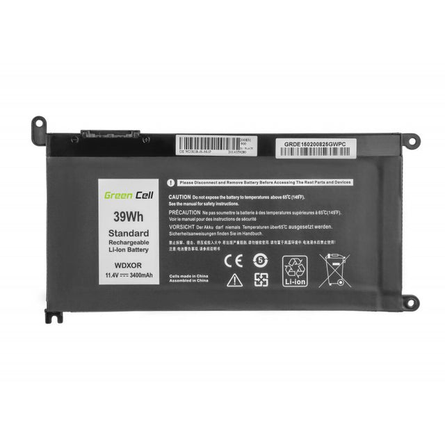 Batterie pour Ordinateur Portable Green Cell DE150 Noir 3400 mAh