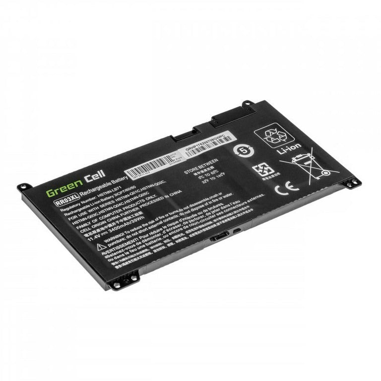 Batterie pour Ordinateur Portable Green Cell HP183 Noir 3400 mAh