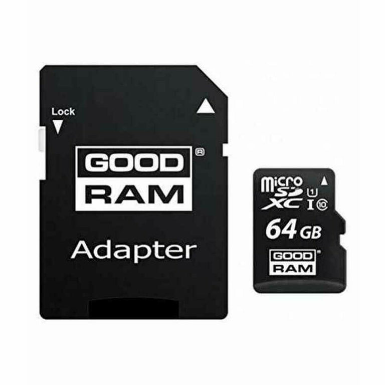 Carte Mémoire Micro SD avec Adaptateur GoodRam M1AA-0640R12 Cours 10 UHS-I 100 Mb/s