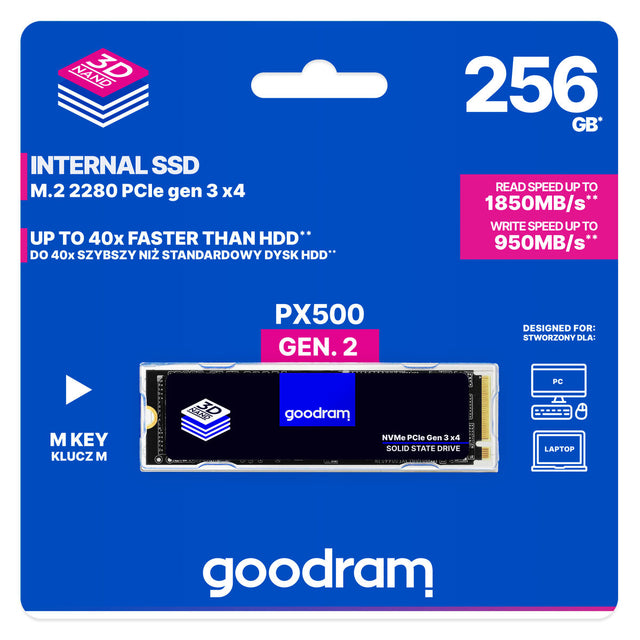 Hard Drive GoodRam PX500 Gen.2 256 GB SSD