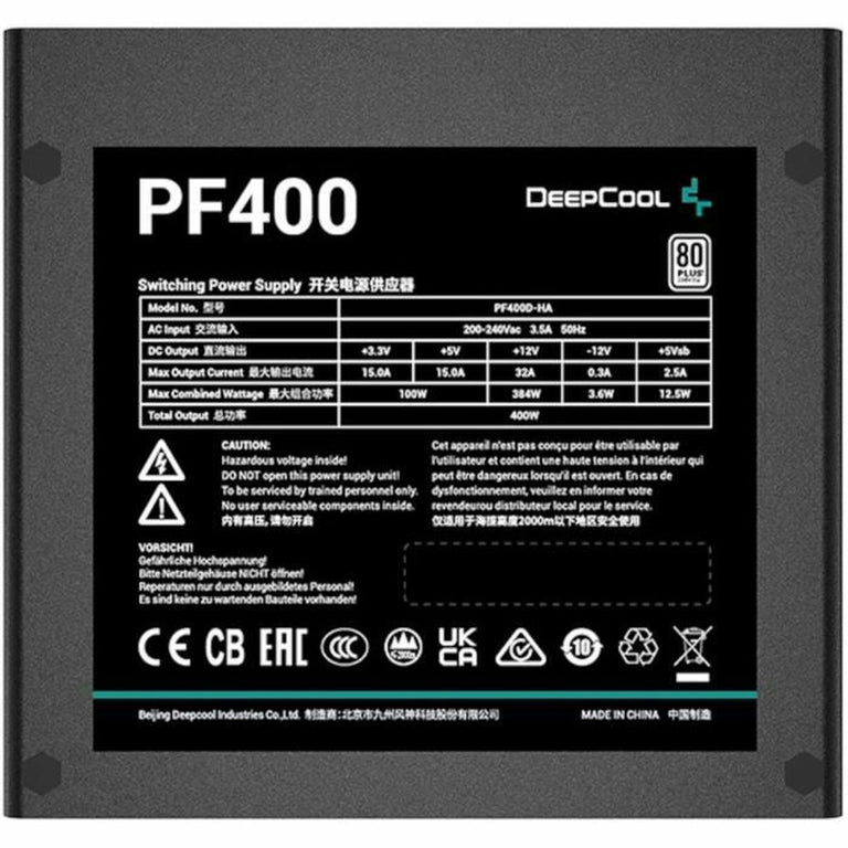 Bloc d’Alimentation DEEPCOOL PF400 400 W