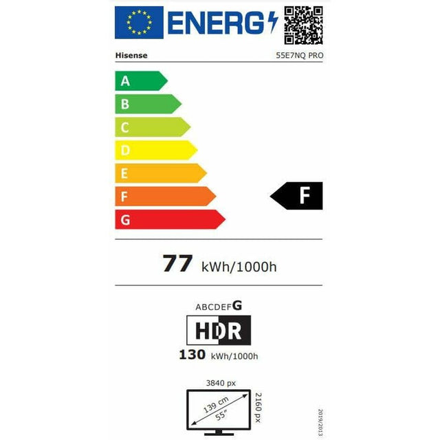 TV intelligente Hisense 55E7NQ 4K Ultra HD 55" QLED