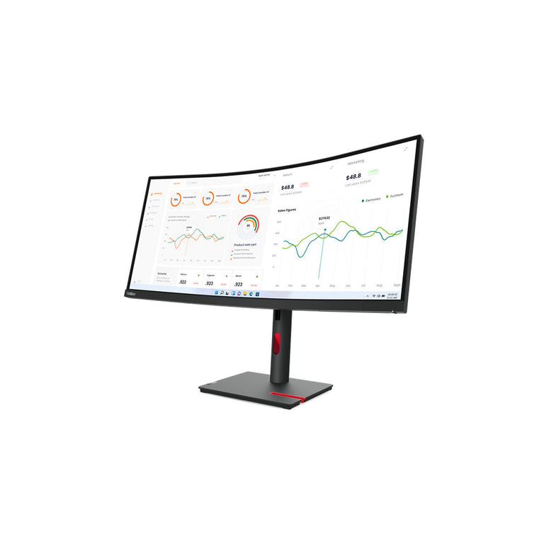 Monitor Lenovo ThinkVision T34W-30 34" 60 Hz 50-60 Hz Wide Quad HD