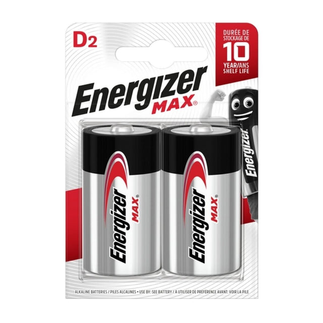 Batteries Energizer E300129200 LR20 (2 pcs)