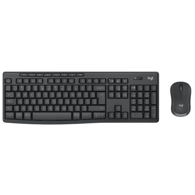 clavier et souris Logitech 920-012077 Graphite Monochrome QWERTY