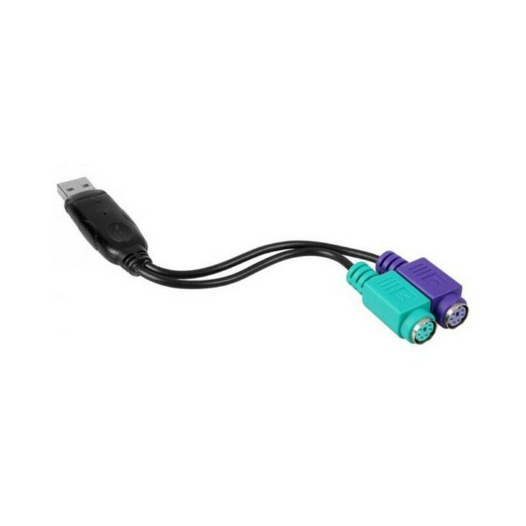 Adaptateur PS/2 vers USB NANOCABLE 10.03.0101 Noir