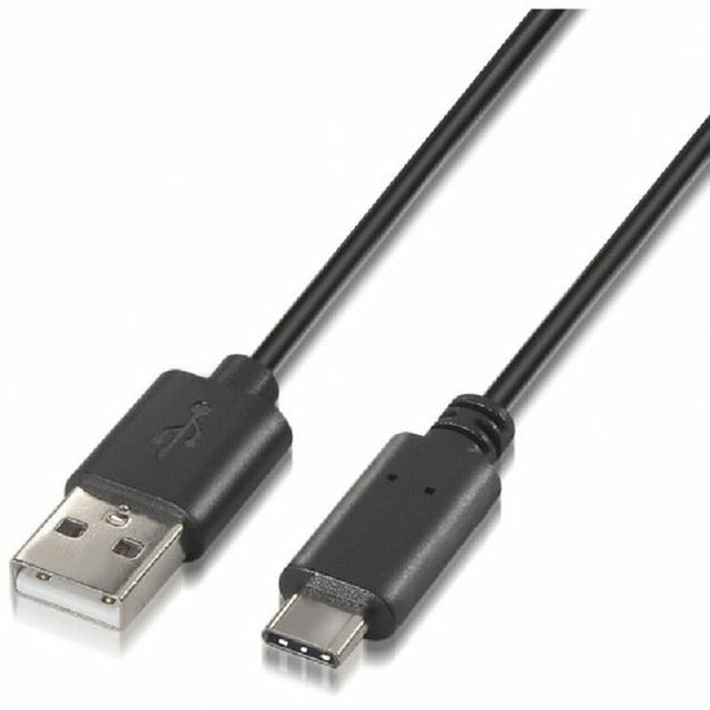 Câble USB A vers USB-C NANOCABLE 10.01.2102 Noir 2 m