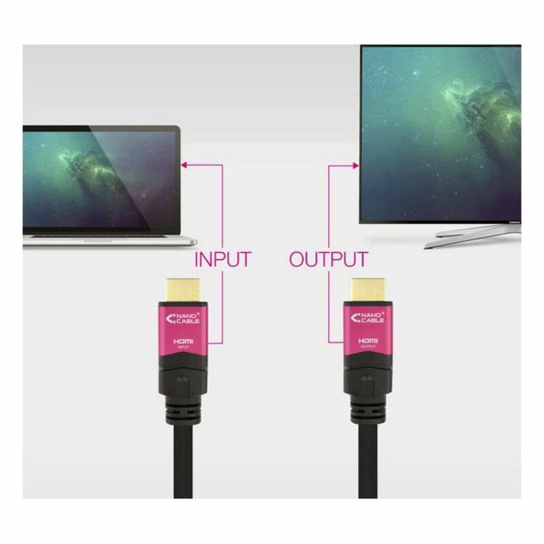 Câble HDMI NANOCABLE 10.15.3715 Noir