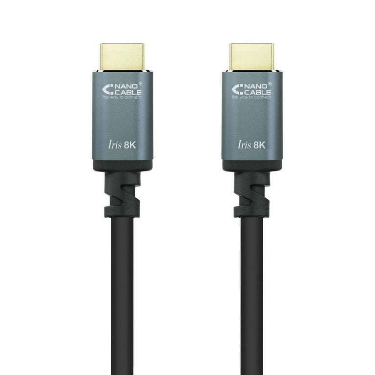 Câble HDMI NANOCABLE 10.15.8001 Noir 1 m 8K Ultra HD