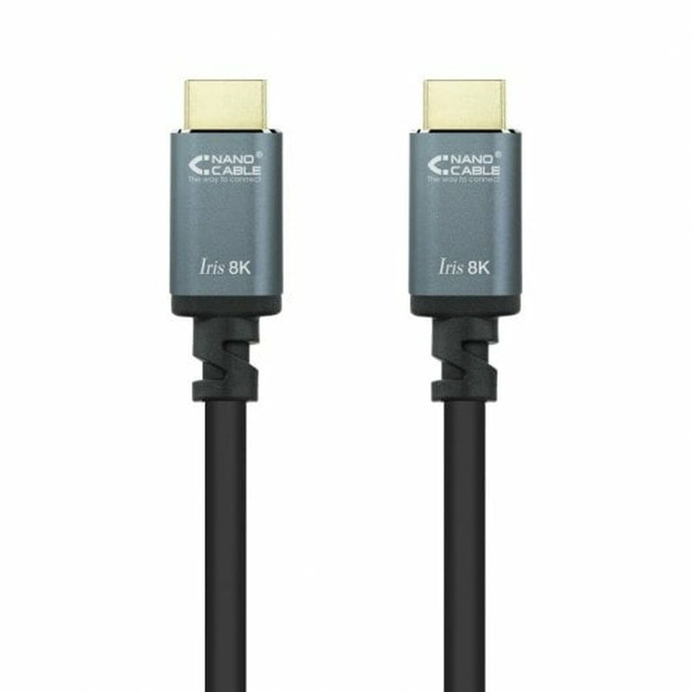 Câble HDMI NANOCABLE 10.15.8001-L150 Gris 1,5 m