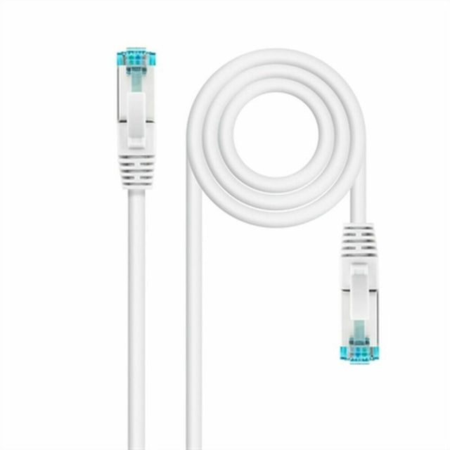 Tuyau NANOCABLE Cable de Red Cat.7 600MHZ LSZH SFTP PIMF AWG26, Blanco, 30 cm 30 cm