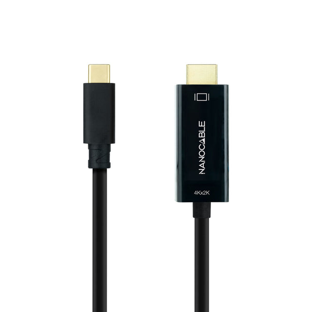 Câble USB-C vers HDMI NANOCABLE 10.15.5133 Noir 3 m 4K Ultra HD