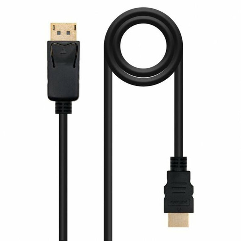 Câble DisplayPort vers HDMI NANOCABLE 10.15.4310 Noir 10 m