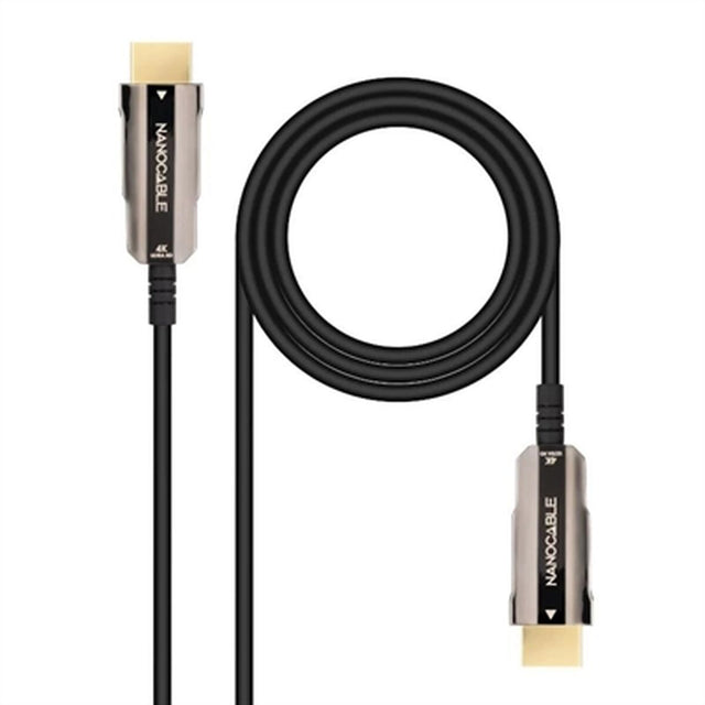 Câble HDMI NANOCABLE 10.15.2010 10 m Noir 4K Ultra HD 18 Gbps