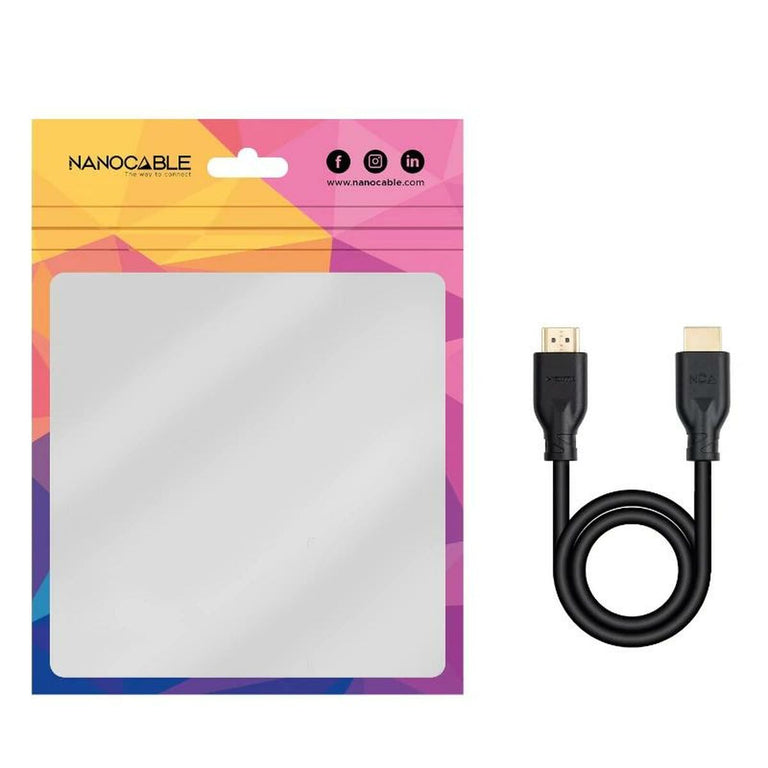 Câble HDMI NANOCABLE 10.15.3905 5 m Noir